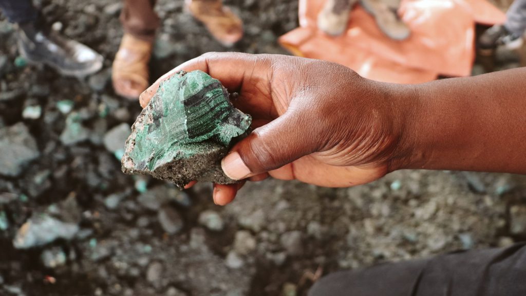 Tourmaline crystals